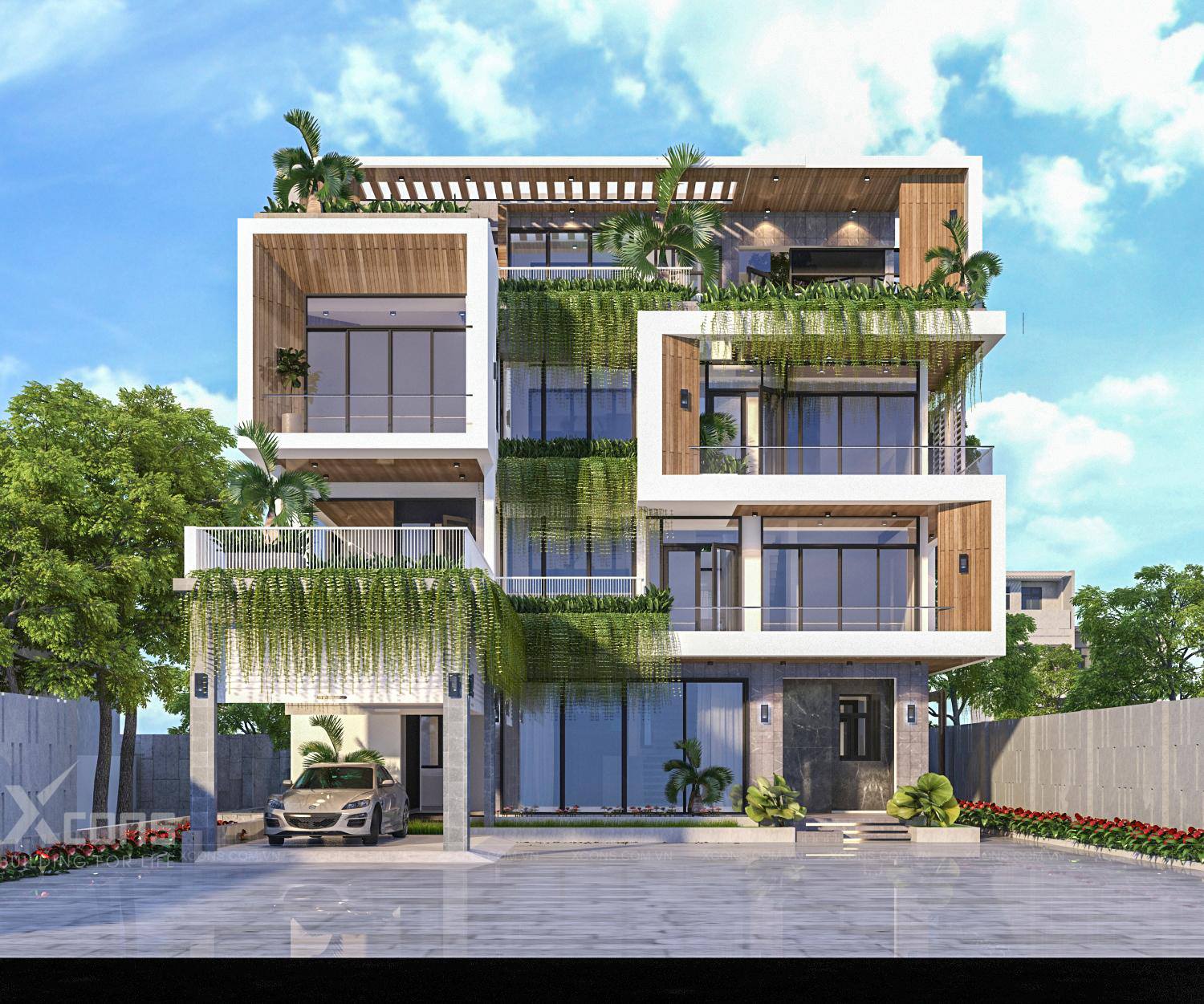 2020 - XU HƯỚNG THIẾT KẾ KIẾN TRÚC BIỆT THỰ XANH 