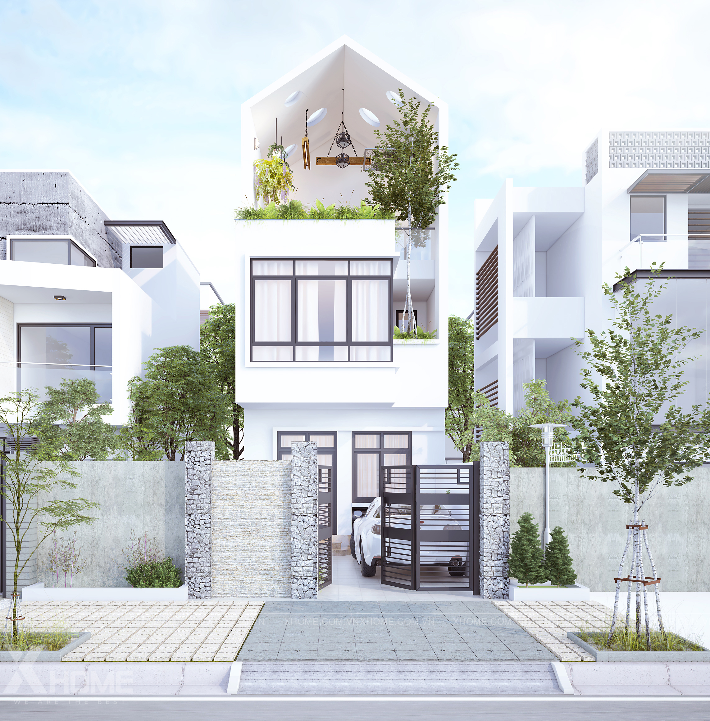 Cẩm nang xây dựng nhà ống ba tầng